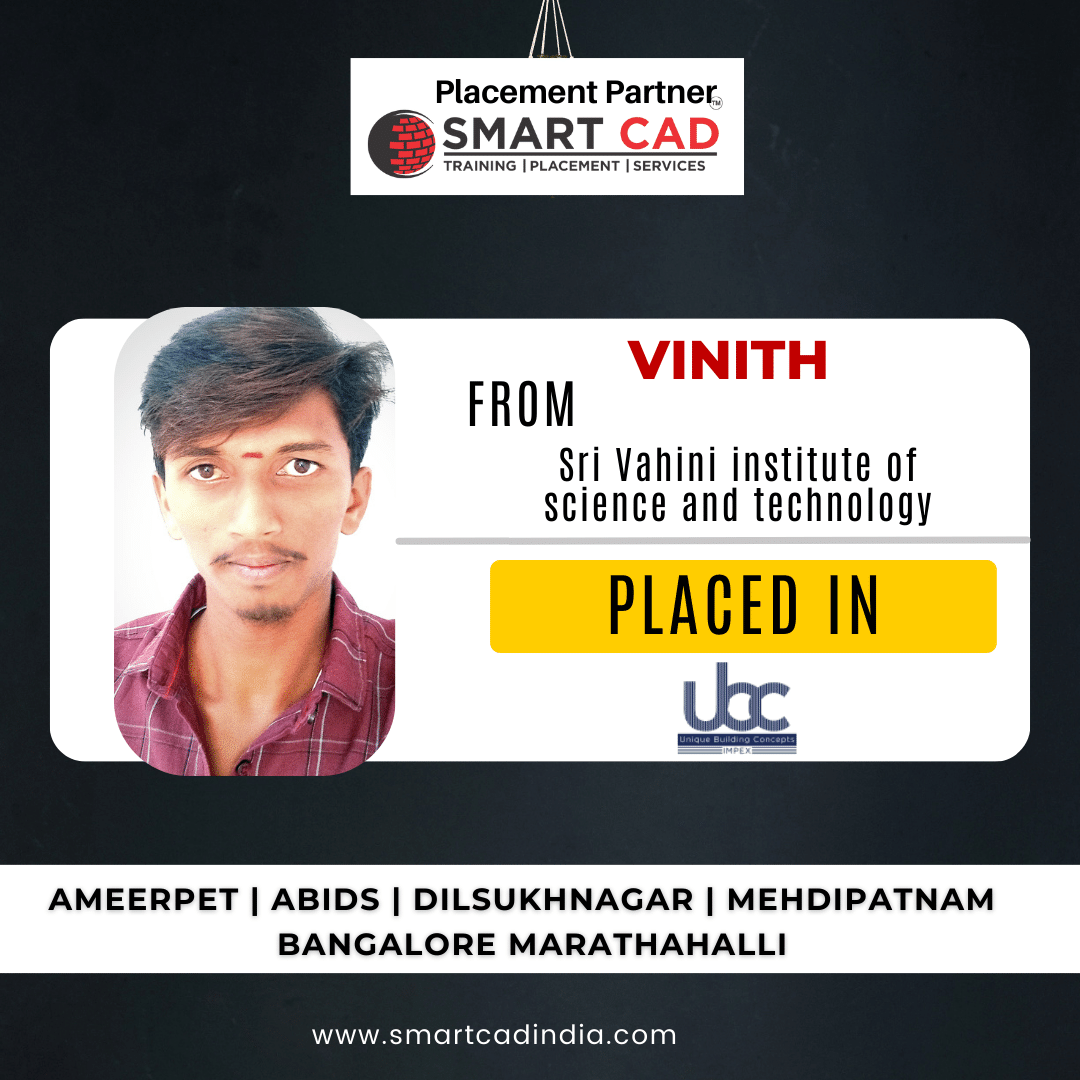 Vinith-placed-student-in-smartcad-Ameerpet